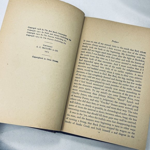 The Coming of Cassidy by Clarence E. Mulford Grosset Antique War Time Book - Picture 9 of 14